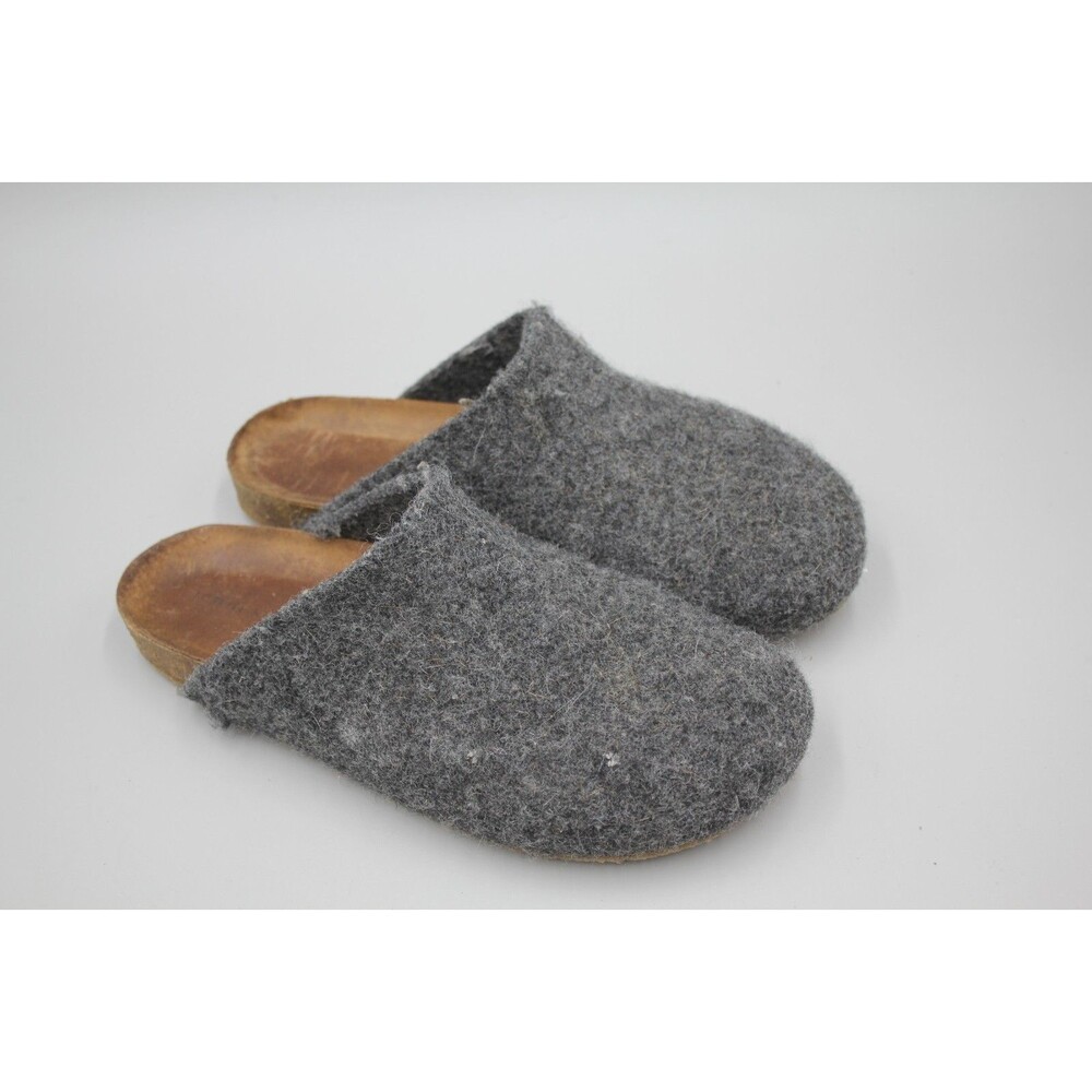 Jenni Kayne Cabin Moc Clogs Brown Gray Wool EU 39 US 9 (minor damage) Slip On